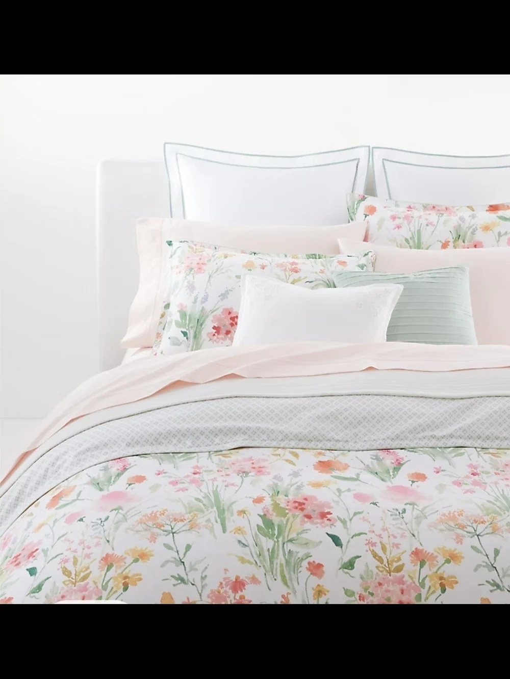Ralph Lauren Marguerite Floral FULL / QUEEN Duvet Cover & Shams Set Green Multi